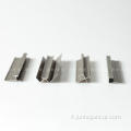 Linee metalliche - angolo esterno grigio Maka da 5 mm